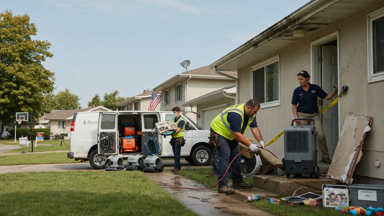 Water Damage Restoration in Churchs Ferry, ND near me